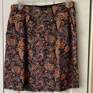 Paisley Print Women's Skort